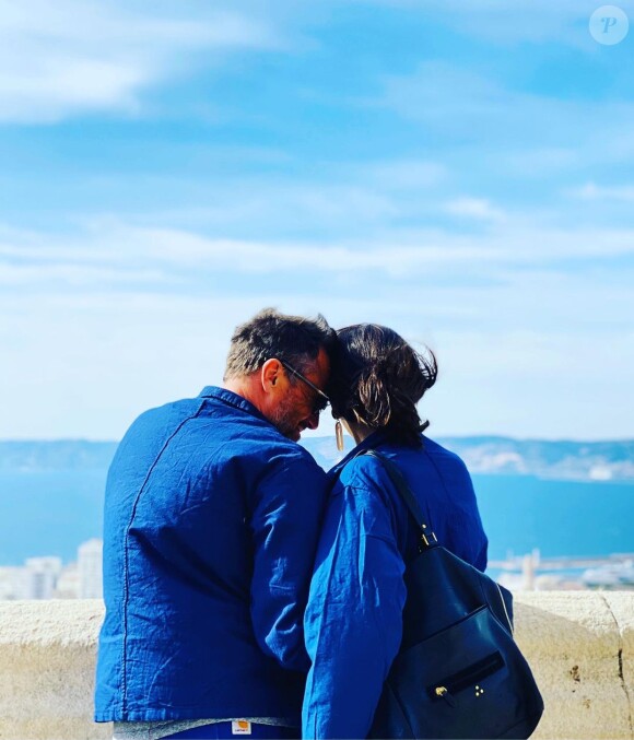 Alexandre Brasseur et sa compagne Isabelle Regourd sur Instagram. Le 5 avril 2021.