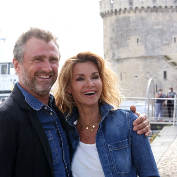 Alexandre Brasseur et Ingrid Chauvin - Festival de la Fiction de La Rochelle. Le 18 septembre 2021. © Jean-Marc Lhomer / Bestimage