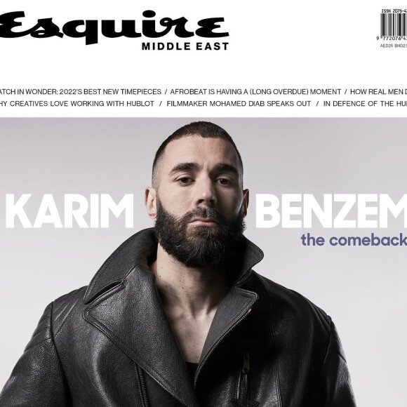 La couverture du magazine Esquire Middle East du mois d'avril.