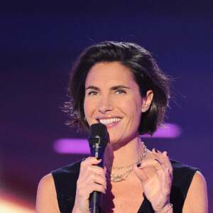 Exclusif - Alessandra Sublet - Enregistrement de l'émission "Duos Mystères" à la Seine Musicale à Paris, qui sera diffusée le 26 février sur TF1. Le 1er février 2021