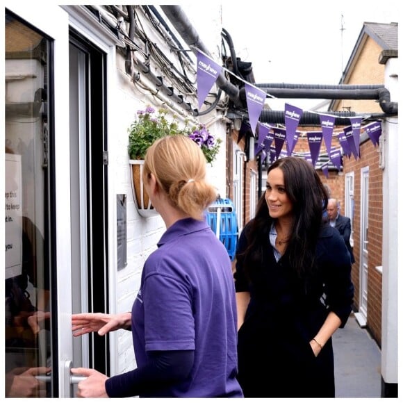 Meghan Markle lors de sa visite du centre Mayhew à Londres, le 8 janvier 2020.