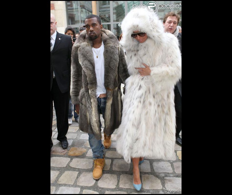 Kanye West & Amber Rose: Fur Coat Couple: Photo 2410614
