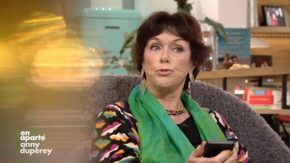Anny Duperey dans l'émission "En Aparté", sur Canal+.