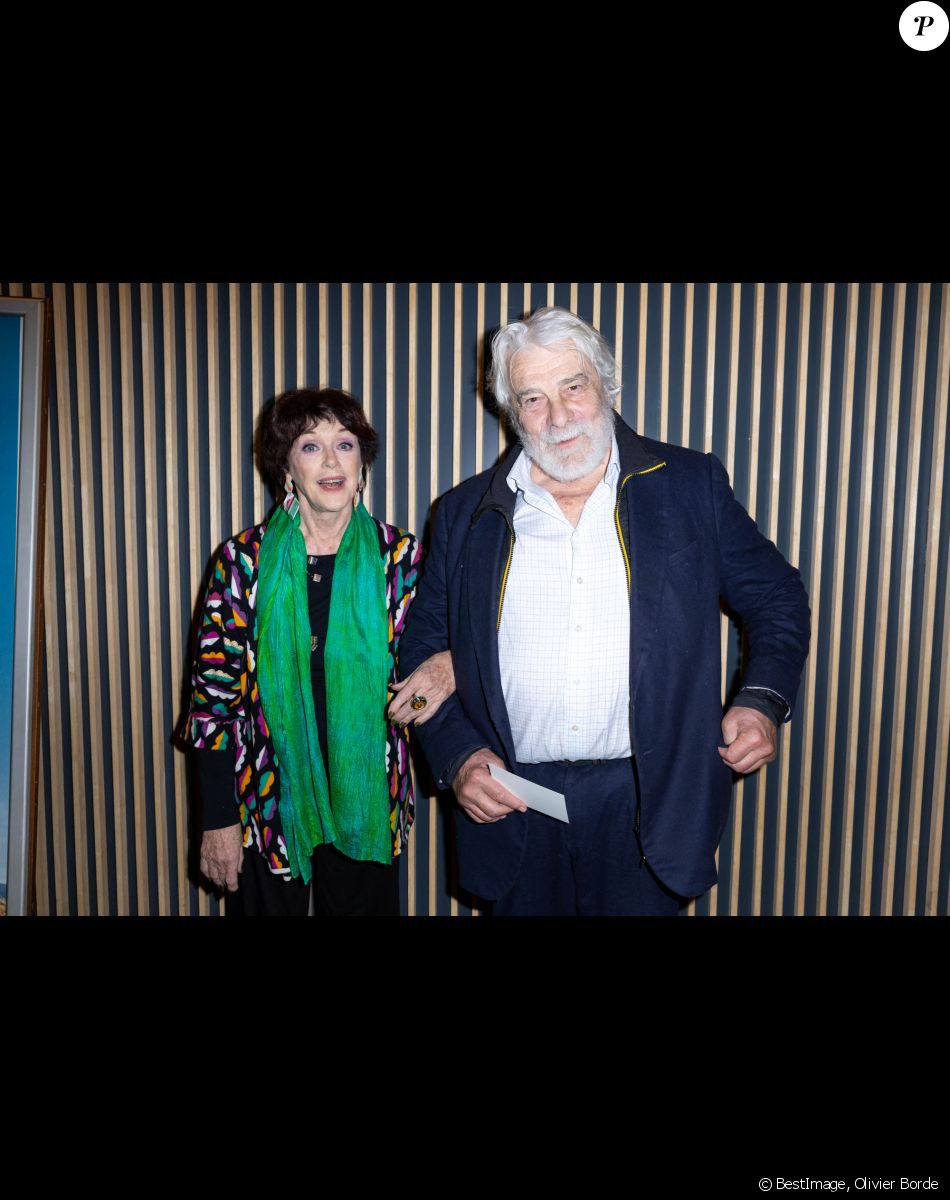 Anny Duperey et Jacques Weber - Avant-première du film "Seule la terre est éternelle" à l'UGC Danton le 22 mars 2022. © Olivier Borde / Bestimage