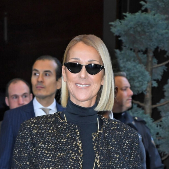 Celine Dion est en promotion à New York pour son nouvel album "Courage" le 15 novembre 2019.
