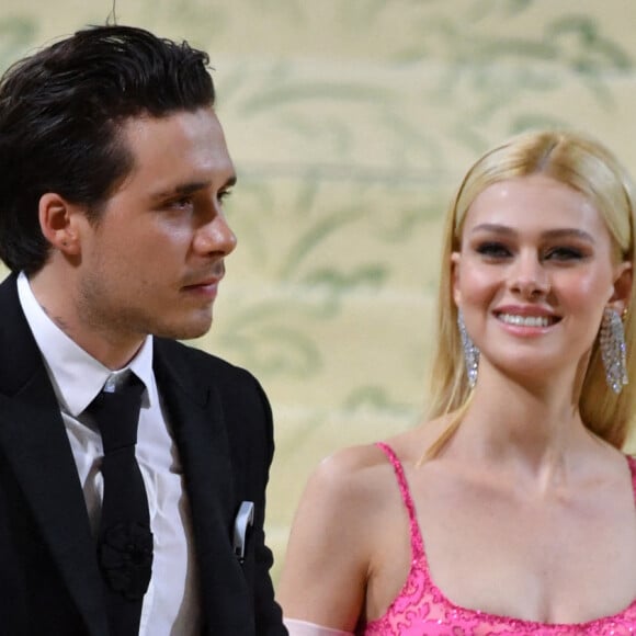 Brooklyn Beckham et sa fiancée Nicola Peltz à la soirée du Met Gala (Met Ball) 2021 "Celebrating In America: A Lexicon Of Fashion" au Metropolitan Museum of Art à New York City, New York, Etats-Unis. 