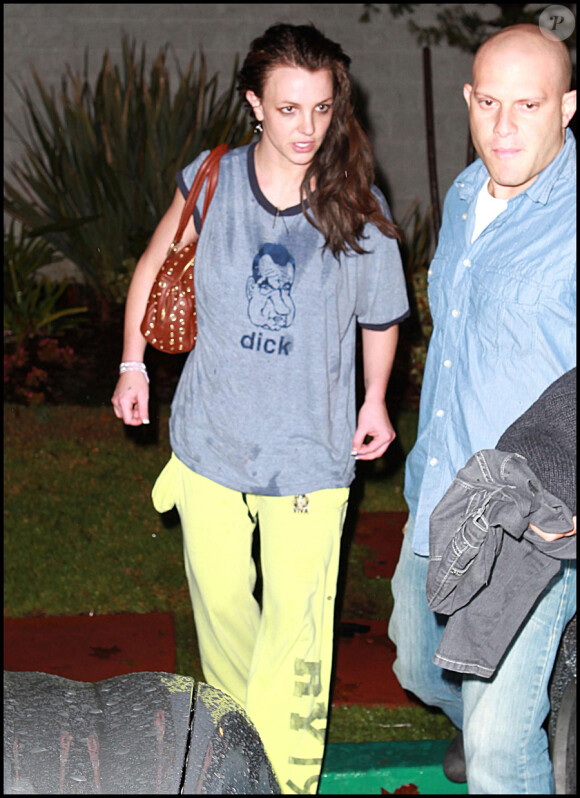 Britney Spears sort de la gym, le 21 janvier 2010. Studio City, Los Angeles