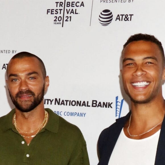 Jesse Williams, Dale Moss - Soirée de clôture du Festival du film de Tribeca à New York le 19 juin 2021. 