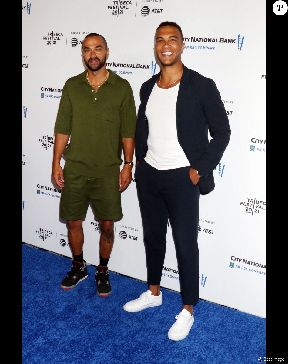 Jesse Williams, Dale Moss - Soirée de clôture du Festival du film de Tribeca à New York le 19 juin 2021.