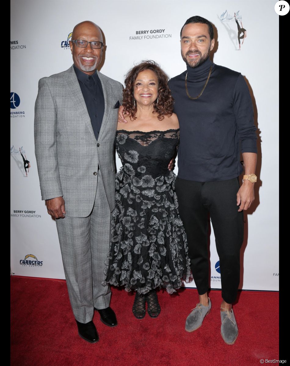 James Pickens Jr., Debbie Allen, Jesse Williams à la 18ème soirée caritative annuelle D. Allen Dance Academy au Wallis Annenberg Center à Beverly Hills, le 1er novembre 2018