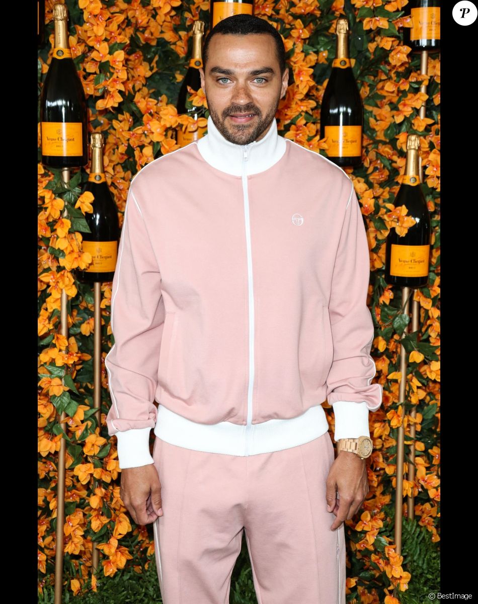 Jesse Williams au photocall de la 9ème édition du "Veuve Clicquot Polo Classic" au Will Roger State Historic Park à Los Angeles, le 6 octobre 2018.