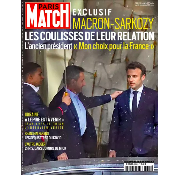 Couverture du magazine Paris Match du 13 avril 2022