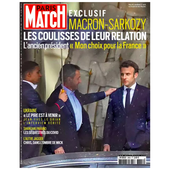 Couverture du magazine Paris Match du 13 avril 2022