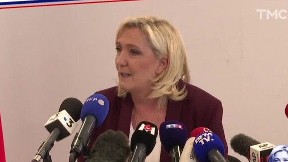 Extrait de l'émission Quotidien qui revient sur les déclarations de Marine Le Pen (RN) sur ses relations avec la presse, à l'aube du second tour des élections présidentielles 2022.