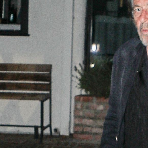 Exclusif - Al Pacino a dîné au restaurant "Felix" avec Noor Alfallah (ex compagne de M. Jagger) à Venice le 10 avril 2022.