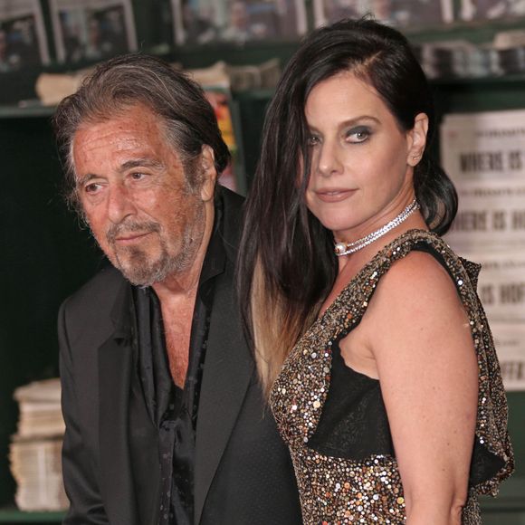 Al Pacino et Meital Dohan à l'avant-première du film "The Irishman" à Los Angeles le 24 octobre 2019.