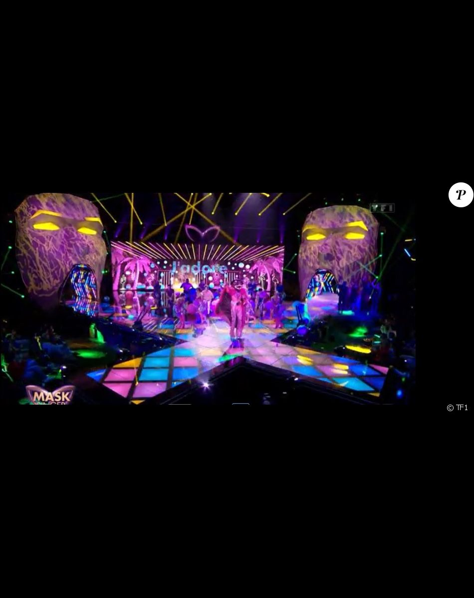 Le Crododile lors de l'émission "Mask Singer 2022" du 8 avril, sur TF1