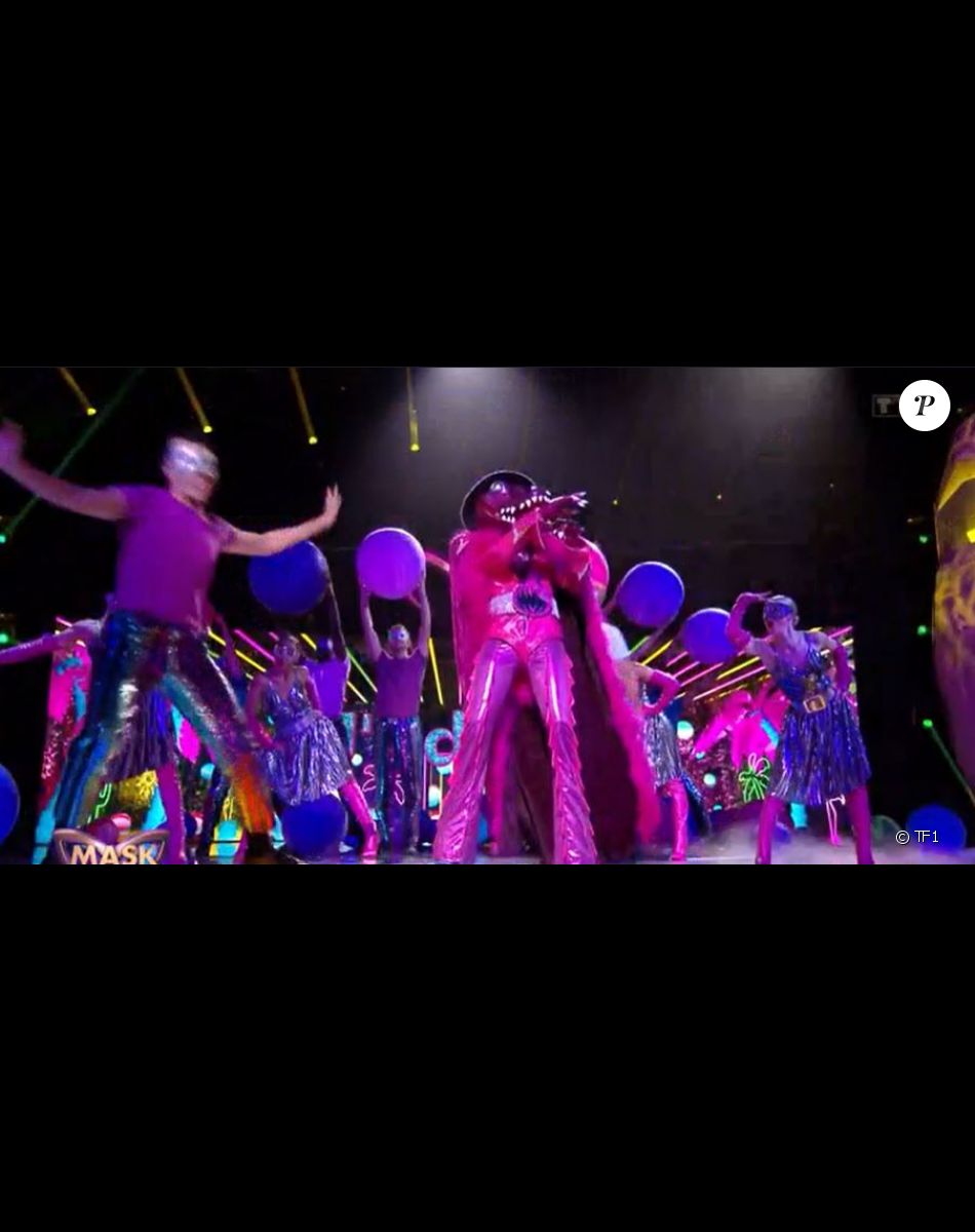 Le Crododile lors de l'émission "Mask Singer 2022" du 8 avril, sur TF1