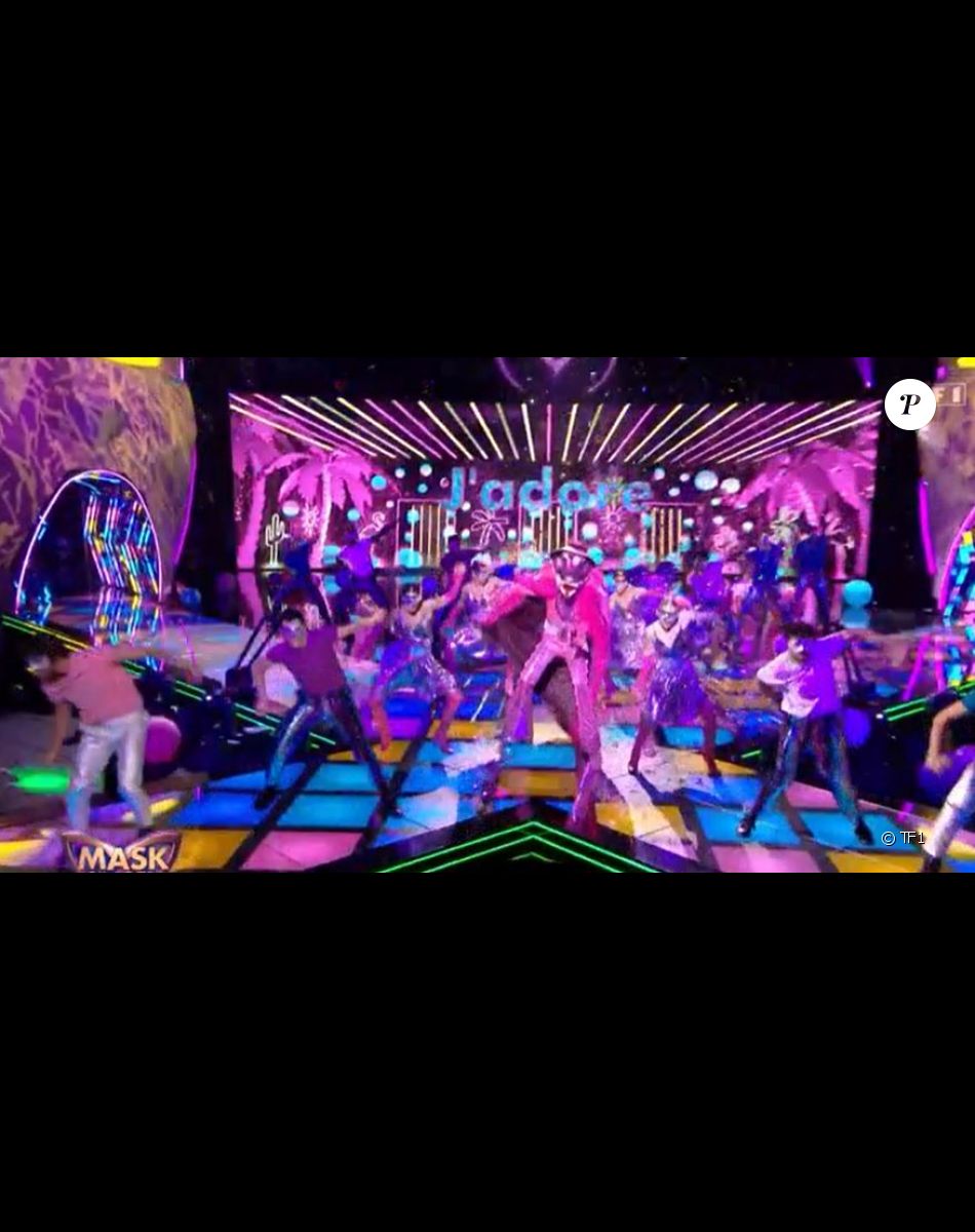 Le Crododile lors de l'émission "Mask Singer 2022" du 8 avril, sur TF1
