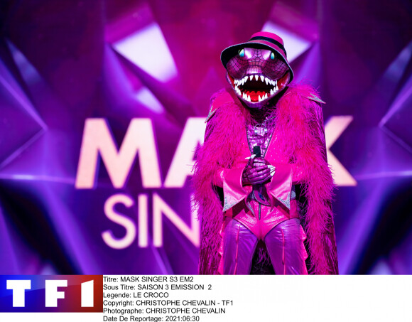 Le Crocodile, costume de "Mask Singer 2022", sur TF1