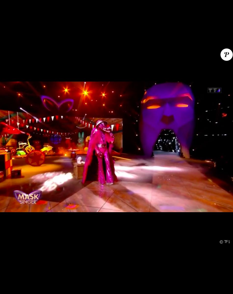 Le Crododile lors de l'émission "Mask Singer 2022" du 29 avril, sur TF1