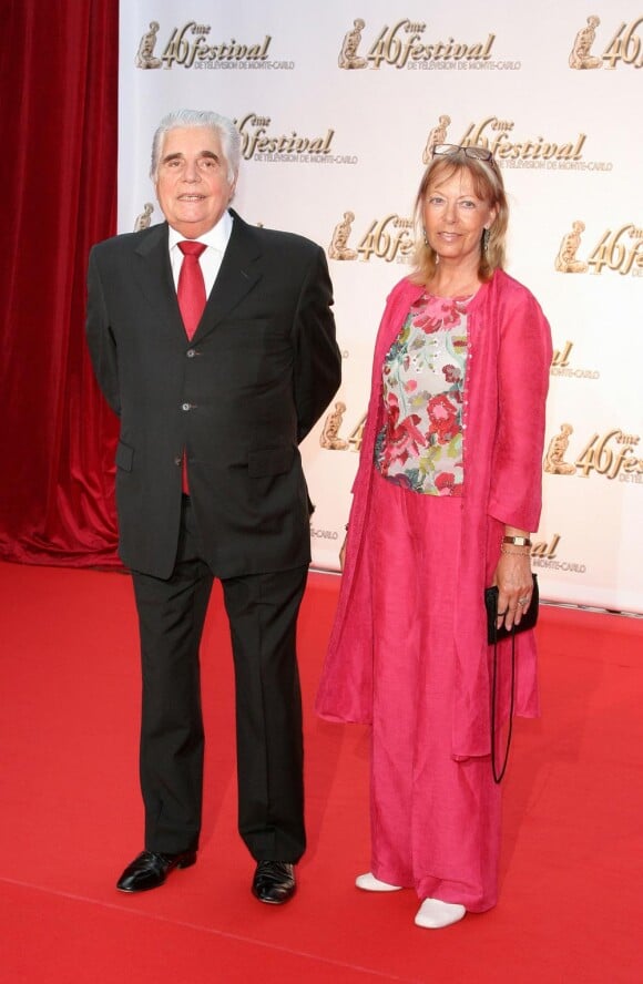 Roger Pierre avec son épouse au Festival de Monte Carlo en 2006