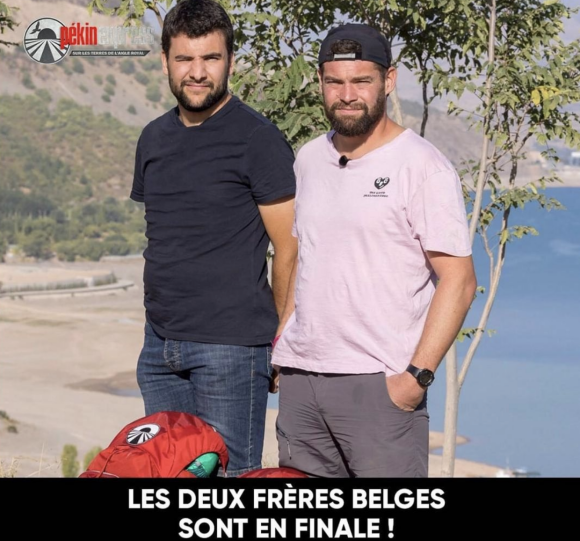Lucas et Nicolas, deux frères Belges, ont remporté la saison 15 de "Pekin Express" - Instagram