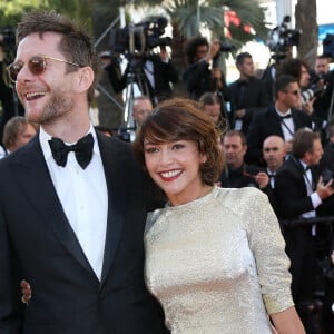 Emma de Caunes et son mari Jamie Hewlett - Montée des marches du film "Youth" lors du 68 ème Festival International du Film de Cannes, à Cannes le 20 mai 2015. 