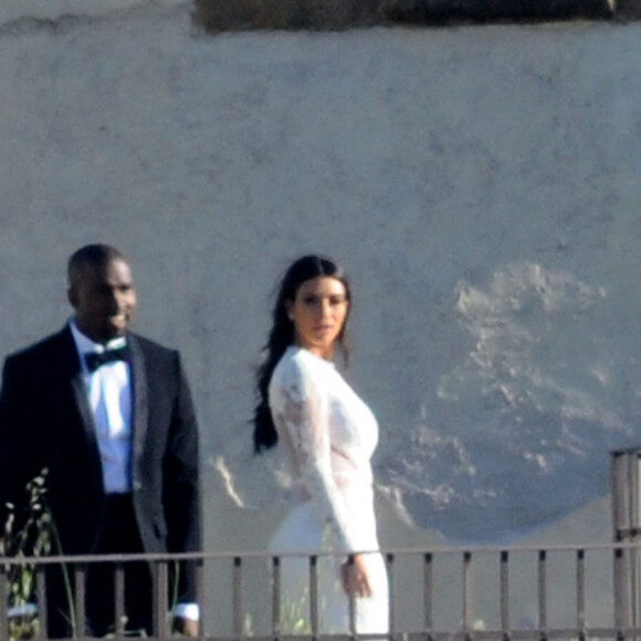 Exclusif - Kim Kardashian et Kanye West - Mariage de Kim Kardashian et Kanye West au Fort Belvedere à Florence en Italie le 24 mai 2014
