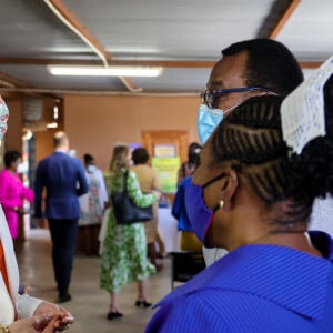 Le prince William, duc de Cambridge, et Catherine (Kate) Middleton, duchesse de Cambridge, visitent à l'hôpital de Spanish Town le 23 mars 2022 à Spanish Town, en Jamaïque. Le duc et la duchesse de Cambridge visitent le Belize, la Jamaïque et les Bahamas au nom de Sa Majesté la Reine à l'occasion de son jubilé de platine. Spanish Town, le 23 mars 2022. 