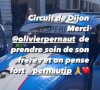 Tom Pernaut se prépare à la course avec son frère Olivier sur le circuit de Dijon