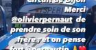 Tom Pernaut se prépare à la course avec son frère Olivier sur le circuit de Dijon