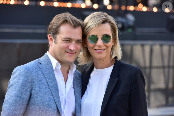 Exclusif - Laurence Ferrari et son mari Renaud Capuçon - Grand concert de l'Orchestre National de France au Champs de Mars présenté par S. Bern sur France 2 pour célébrer la Fête Nationale à Paris le 14 juillet 2017 © Giancarlo Gorassini / Pierre Perusseau / Veeren / Bestimage 