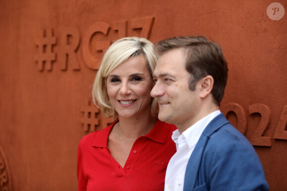 Renaud Capuçon et sa femme Laurence Ferrari - Les célébrités au village des internationaux de tennis de Roland Garros à Paris le 4 juin 2017. © Dominique Jacovides-Cyril Moreau/Bestimage