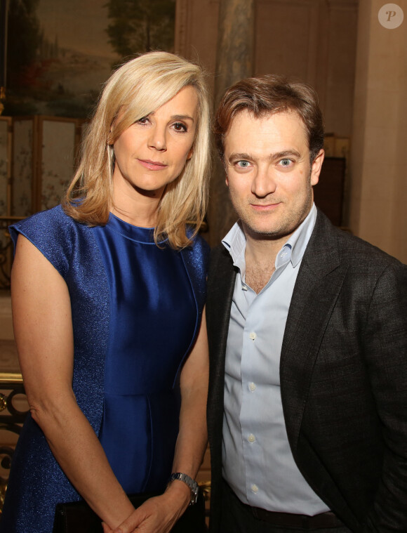 Laurence Ferrari et son mari Renaud Capuçon - Photocall de la cérémonie des "GQ, Les Hommes de l'Année" au Shangri-La Hotel à Paris © Denis Guignebourg/Bestimage 