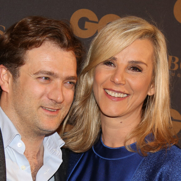 Laurence Ferrari et son mari Renaud Capuçon - Photocall de la cérémonie des "GQ 2015, Les Hommes de l'Année" au Shangri-La Hotel à Paris, le 25 janvier 2016. © Denis Guignebourg/Bestimage 