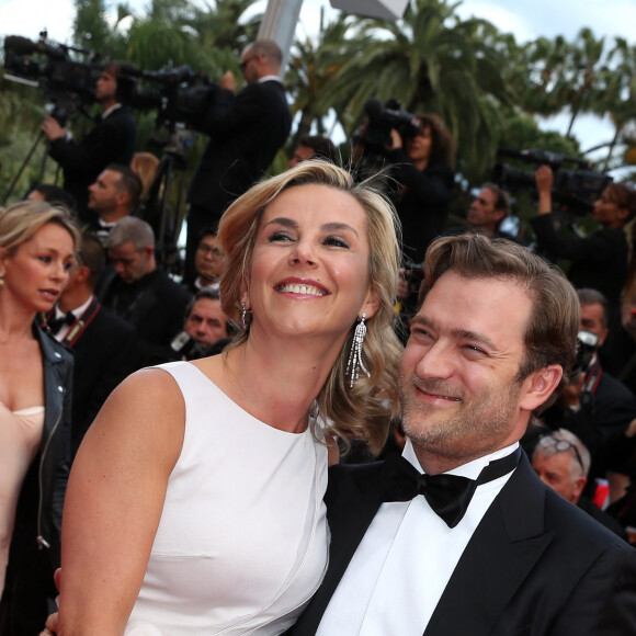 Laurence Ferrari et son mari Renaud Capuçon - Montée des marches du film "Irrational Man" (L'homme irrationnel) lors du 68ème Festival International du Film de Cannes, à Cannes le 15 mai 2015. 