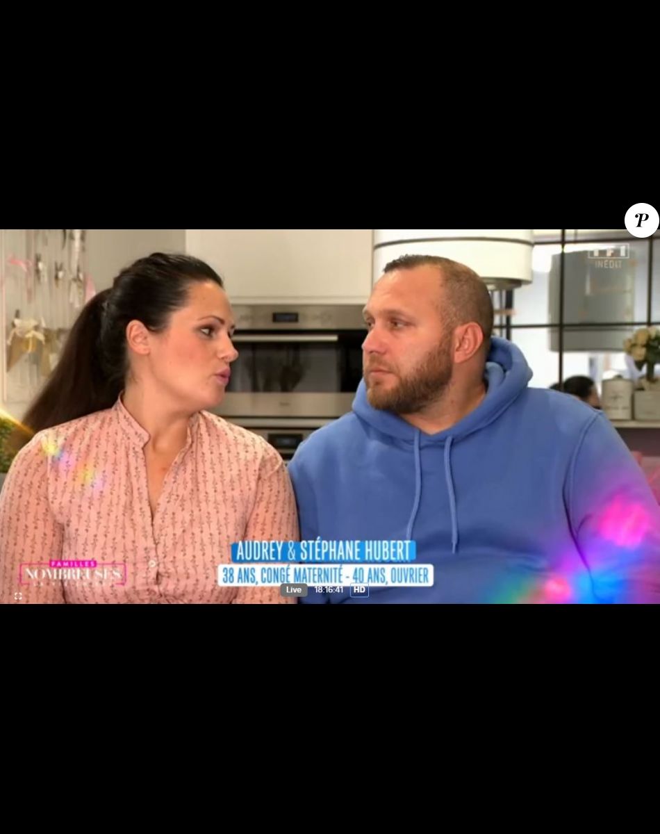 Audrey et Stéphane Hubert de "Familles nombreuses, la vie en XXL"