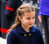 La princesse Charlotte de Cambridge lors du service d'action de grâce en hommage au prince Philip, duc d'Edimbourg, à l'abbaye de Westminster à Londres, Royaume Uni, le 29 mars 2022. Le prince Philip, duc d'Edimbourg, est décédé le 9 avril 2021.