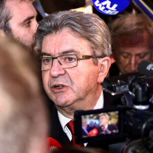 Jean-Luc Melenchon lors de sa visite au Festival du livre de Paris, le 22 avril 2022. © Jack Tribeca/Bestimage 