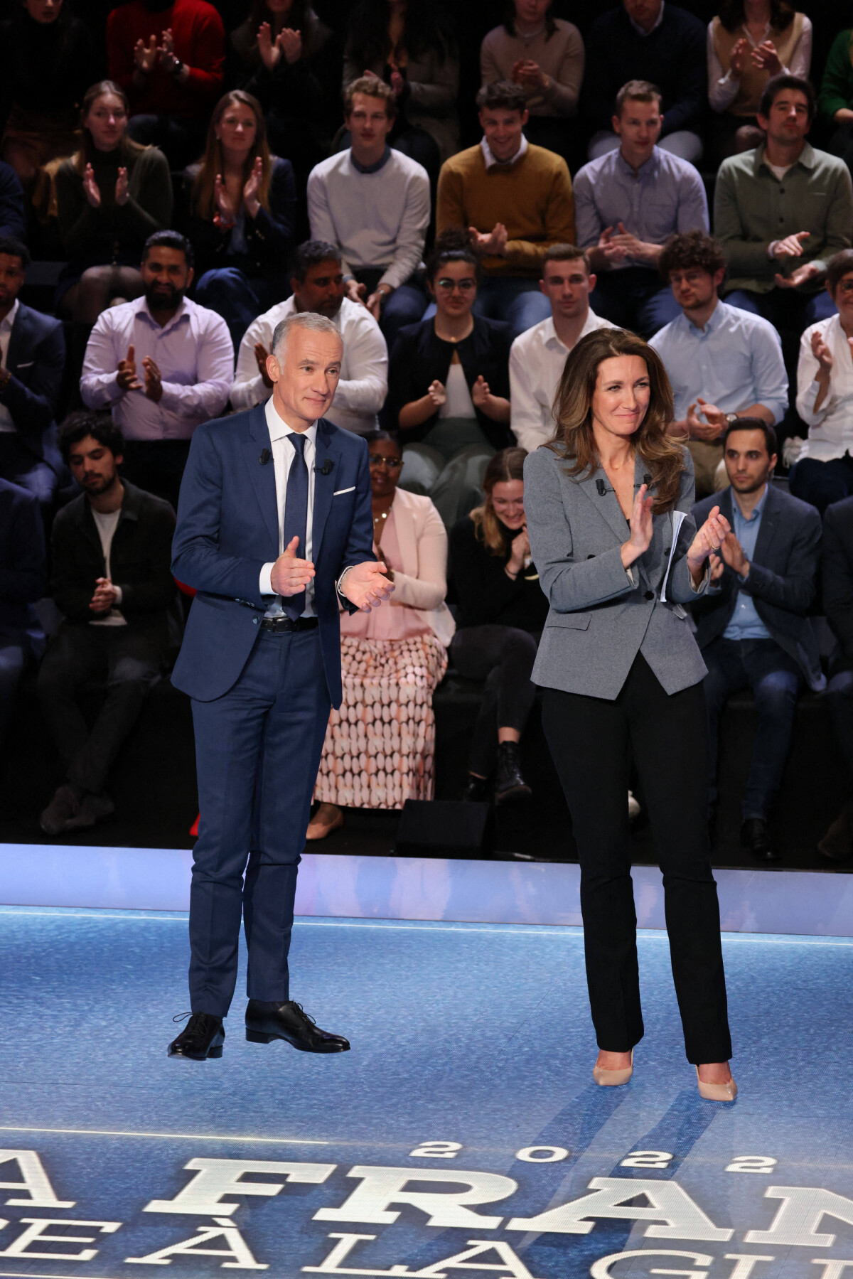 Photo Gilles Bouleau, AnneClaire Coudray Les candidats à l
