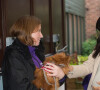 Meghan Markle, duchesse de Sussex, enceinte, visite le refuge pour animaux "The Mayhew Animal Home" dont elle est la marraine. Londres, le 16 janvier 2019.