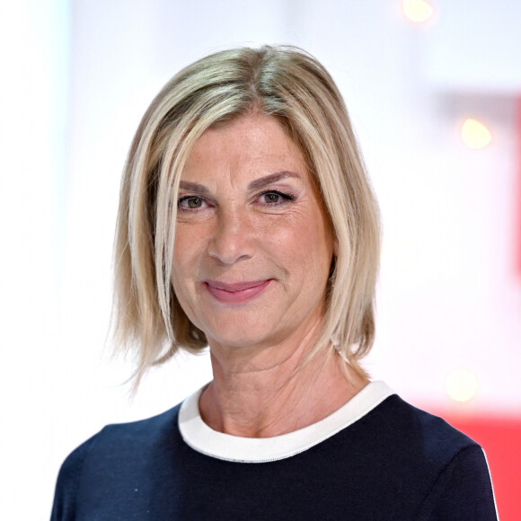 Exclusif - Michèle Laroque - Enregistrement de l'émission "Vivement Dimanche prochain" présentée par M.Drucker et diffusée le 24 avril sur France 2. Le 15 avril 2022 © Guillaume Gaffiot / Bestimage 