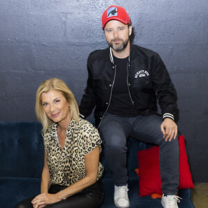 Exclusif - Michèle Laroque, Claude Zidi Jr pour la promotion du film "Ténor" - Backstage de l'émission OEED (On Est En Direct) présentée par L.Salamé et L.Ruquier - Paris le 23/04/2022 - © Jack Tribeca / Bestimage