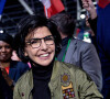 Rachida Dati lors du meeting de Valérie.Pécresse, candidate LR à l'élection présidentielle, à Paris le 3 avril 2022