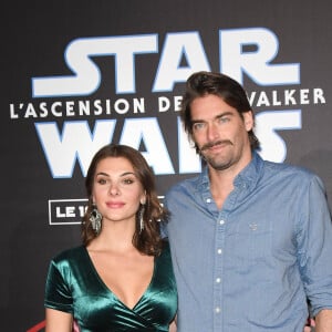 Camille Lacourt et sa compagne Alice Detollenaere (Miss Bourgogne 2010) - Avant-première du film "Star Wars : L'ascension de Skywalker" au cinéma Le Grand Rex à Paris, le 17 décembre 2019. © Coadic Guirec/Bestimage 