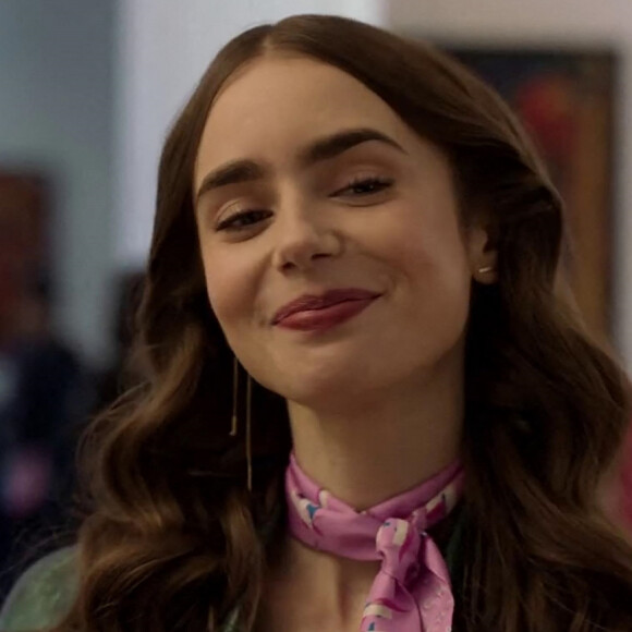 Lily Collins dans la Netflix "Emily in Paris"