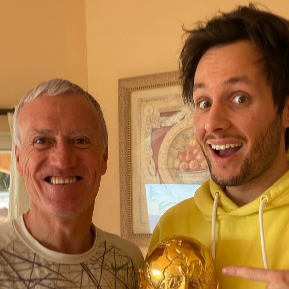 Vianney et Didier Deschamps sur Instagram. Le 5 décembre 2021.