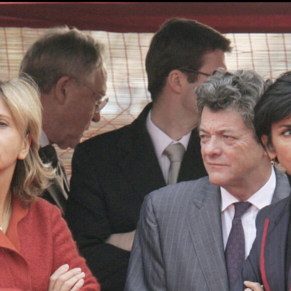 Valérie Pécresse et Rachida Dati lors d'une visite de Nicolas Sarkozy en Inde