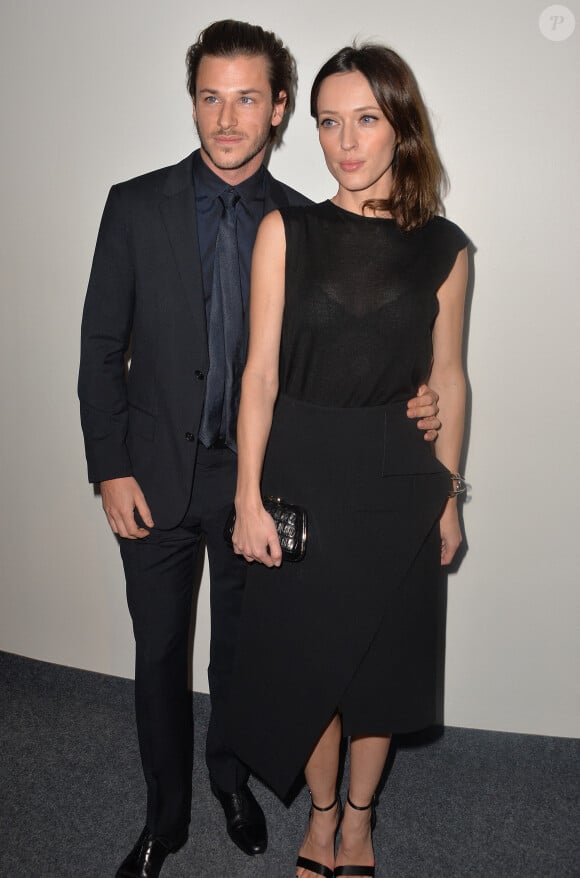 Gaspard Ulliel et sa compagne Gaëlle Pietri - 20e cérémonie des Prix Lumières à l'espace Pierre Cardin à Paris.